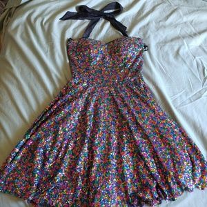 Rainbow sequin dress size 4